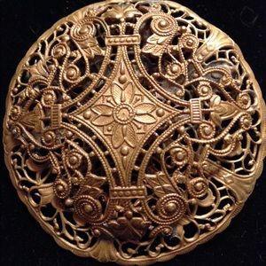 Early Miriam Haskell Brooch, Pat... Art Nouveau